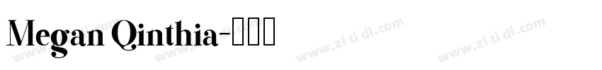 Megan Qinthia字体转换